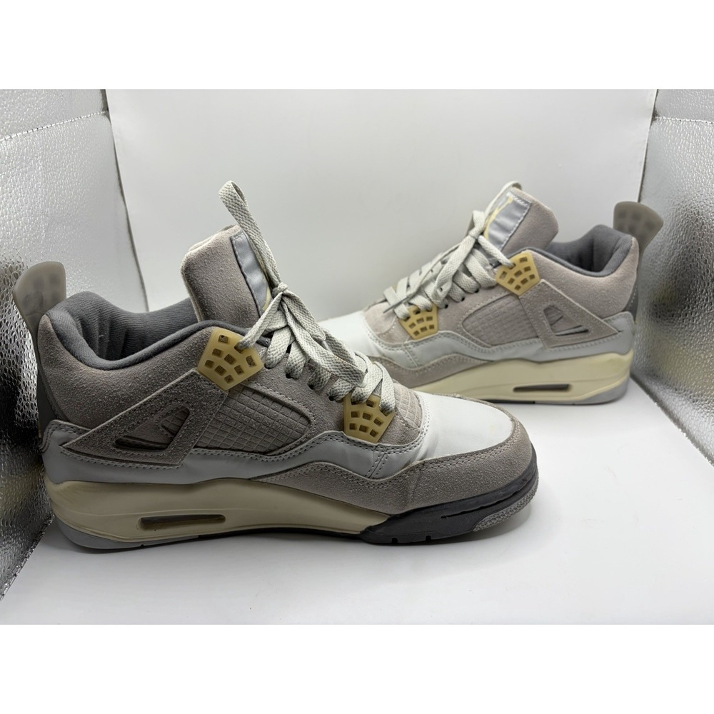 Air Jordan 4 Retro SE Craft Photon Dust Grey & White Mens 7.5 - Picture 5 of 9